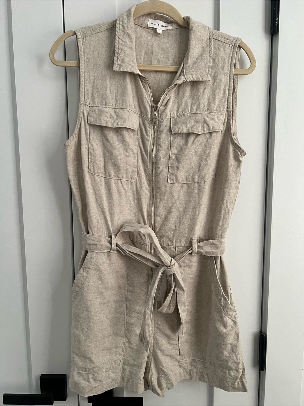 Bella Dahl Sleeveless Linen Romper